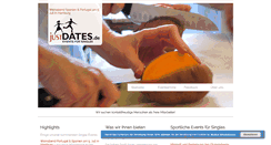 Desktop Screenshot of justdates.de