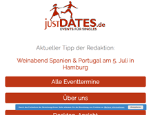Tablet Screenshot of justdates.de